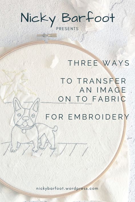 Iron On Transfers For Embroidery, How To Transfer An Embroidery Pattern To Fabric, Creating Embroidery Patterns, How To Transfer Images To Fabric, Transfer For Embroidery, Embroidery Design Transfer, Transfer Pattern To Fabric, Transfer Pattern For Embroidery, Create Embroidery Pattern