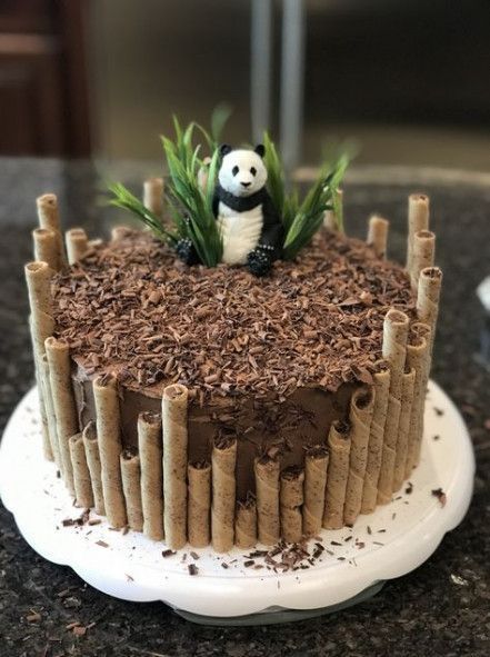 Panda Birthday Cake, Bolo Panda, Panda Birthday, Cake Recipes Easy Homemade, Birthday Cake For Him, Easy Cheesecake Recipes, Chocolate Cookie Recipes, Diy Valentine, Chip Cookie Recipe