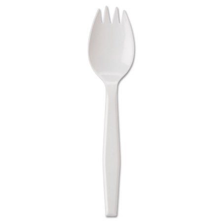 Medium-Weight Cutlery, Spork, White, 1000/Carton Interior Room, Garden Animals, Oval Plates, Holiday Sparkle, Floral Tea, Disposable Tableware, Home Decor Trends, The Bank, Room Kitchen