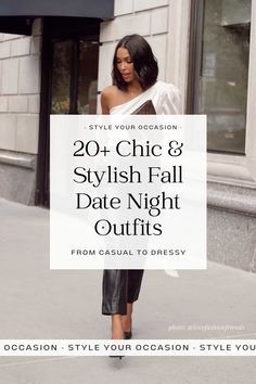 Fall Dinner Outfits Black Women, Evening Outfits For Women Going Out, Casual Girls Night Out Outfit Ideas, Autumn Night Outfit, Girls Dinner Outfit Fall, Early Fall Date Night Outfit, Fall 2023 Date Night Outfits, Autumn Party Outfit Night, Anniversary Dinner Outfit Fall