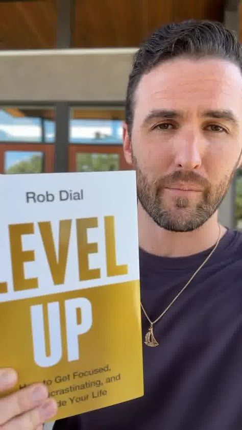 #1 IN BUSINESS 🏆 | Meet the ultimate guide to conquering procrastination! 🏆 I'm thrilled to announce the launch of my new book, Level Up! This book is filled with love... | By Rob Dial | Facebook Rob Dial, Up Book, Business Meeting, Level Up, New Books, With Love, Product Launch, Books