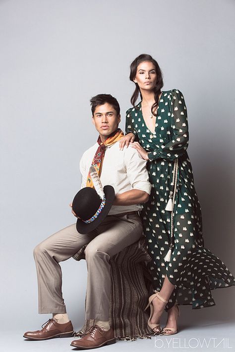 Bethany Yellowtail, Native American Style Outfits, Martin Sensmeier, Indigenous Fashion, Native American Dress, Cowgirl Dresses, Native American Men, Native American Peoples, Native Style