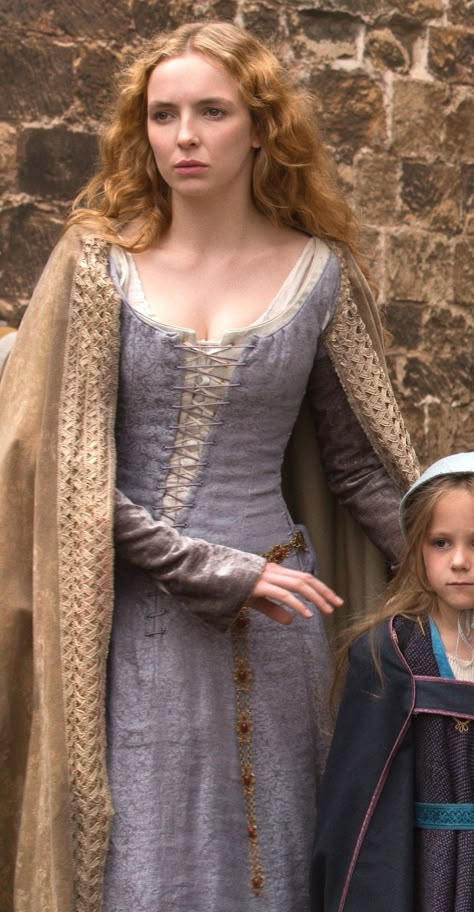 Elizabeth Of York, Medieval Dresses, The White Princess, Fair Outfits, Medieval Aesthetic, Medieval Clothes, Ren Fair, Jodie Comer, White Princess