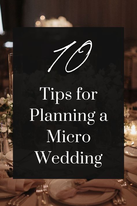 Discover the ultimate guide with 10 tips to help you plan a micro wedding that is both memorable and personal. From personalized guest lists to creative seating arrangements, make your intimate celebration truly special!

#weddingideas #weddinginspo #dreamwedding #weddinginspiration #weddingdress #weddingdecor #springwedding #weddingvenue #bridetobe #brideandgroom #italywedding #weddingideas #bridalmakeup  #bridalnails #weddingnails #weddingmakeup#weddingplanner #weddingplanning #wedding #weddinginspiration Micro Wedding List, Intimate Wedding Planning Checklist, Microwedding Planning Checklist, Planning A Micro Wedding, Short Notice Wedding Planning, How To Plan A Small Intimate Wedding, Cozy Wedding, Family Style Meals, Wedding List