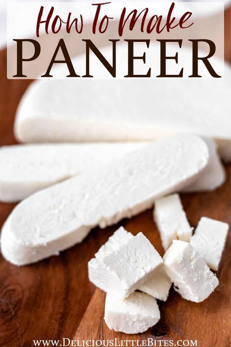 One Dish Kitchen, Indian Cheese, Saag Paneer, How To Make Paneer, Paneer Cheese, Kitchen Staples, Truffles Recipe, Paneer Recipe, Cheap Healthy