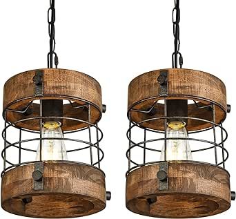 Rustic Light Fixtures Kitchen Lowe's, Rustic Pendant Lighting Lowe's, Wood Chandelier Rustic The Home Depot, Rustic Farmhouse Kitchrn Island Lights, Industrial Farmhouse Pendant Lights & Chandeliers, Farmhouse Chandeliers, Farmhouse Kitchen Island, Cage Pendant Light, Ceiling Fan In Kitchen