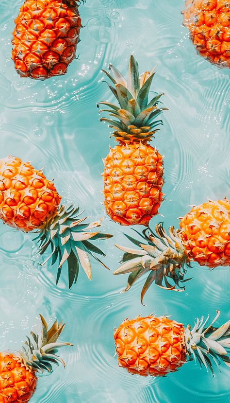 Summer Wallpaper Phone, Pineapple Backgrounds, Beach Phone Wallpaper, Beachy Wallpapers, Summer Beach Wallpaper, Pineapple Wallpaper, Beautiful Summer Wallpaper, Cute Summer Wallpapers, Wallpaper Iphone Summer