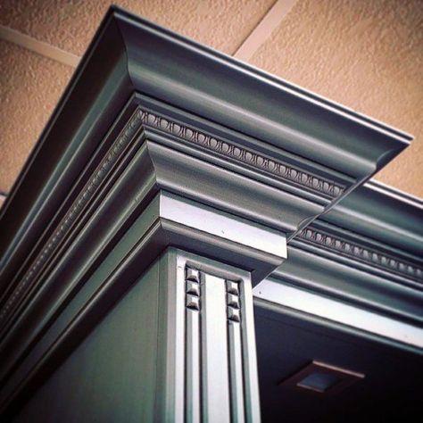 Custom Crown Molding, Hallway Crown Molding, Crown Molding Designs, Gothic Crown Molding, Layered Crown Molding, Fancy Crown Molding, Ornate Crown Molding, Black Crown Molding, Painted Crown Molding