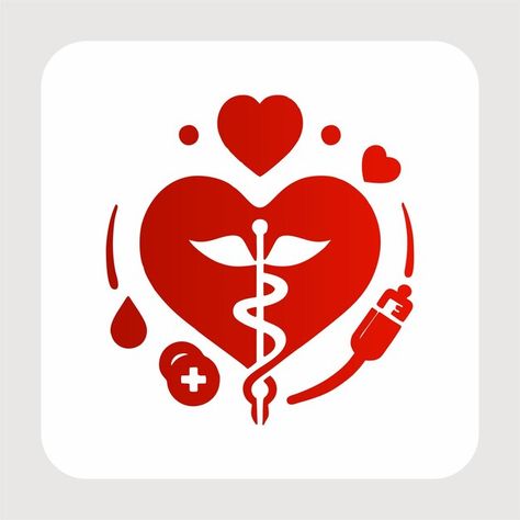 A red heart with a medical stethoscope a... | Premium Vector #Freepik #vector #red-cross #medical-symbol #medical-logo #health-logo Heart Clinic Logo, Stethoscope Logo Design, Medical Logo Design Symbols, Medical Stethoscope, Heart Stethoscope, Cross Vector, Medical Logo Design, Medical Logo, Technology Icon