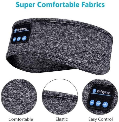 SleepBand™ - UltraSoft Bluetooth Sleep Headphones Sleeping Headphones, Sleep Headphones, Sports Headbands, Hi-fi, Sports Headphones, Bluetooth Earphones, Play Music, Bluetooth Speakers, Bluetooth Headphones