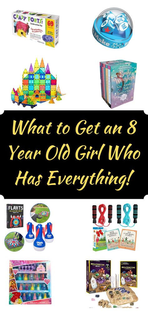 Check out our carefully chosen best gifts for 8 year girls based on a wide range of interests and high ratings from people who actually purchased these gifts for their own children. The list also includes gifts for kids that aren’t toys. You can gift them for birthdays or Christmas. Gift for Kids| 8 Year Old Gifts| Gifts for Little Girls | Gifts for Kids who have everything| Gifts for students from teachers| Gift for kids that aren’t toys | Gift Ideas| Best Gift Ever| Gift For Girls 8-10, Best Gifts For 7 Year Girl, 8 Year Birthday Ideas Girl Gifts, Best Christmas Gifts For Girls 8-10, Christmas Gifts For 8 Year Girl, Gift Ideas For 6 Year Girl, Gift Ideas For 8 Year Girl, Toys For 8 Year Girl, Gift Ideas For Girls 8-10