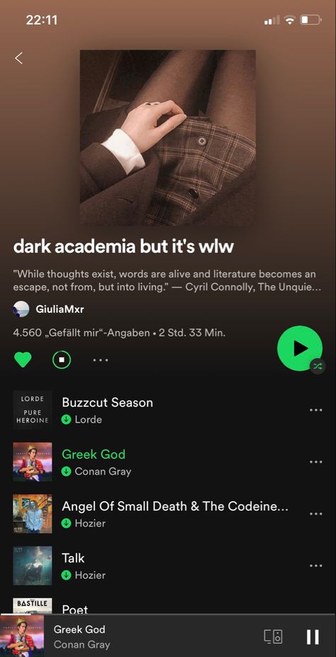 Dark Academia Title Ideas, Wlw Spotify Covers, Dark Academia Wlw Aesthetic, Sapphic Playlist, Wlw Playlist Cover, Sapphic Songs, Wlw Dark Academia, Wlw Songs, Wlw Dark Aesthetic