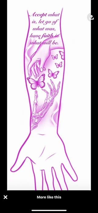 Cute Thigh Tattoos, Arm Sleeve Tattoos For Women, Half Sleeve Tattoos Drawings, Meaningful Tattoo Quotes, Hand Tattoos For Girls, Cute Hand Tattoos, Pretty Hand Tattoos, Tattoos For Women Half Sleeve, Black Girls With Tattoos