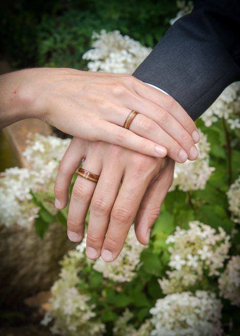 Wooden wedding rings custom wood band Wooden Wedding Rings, Platinum Diamond Wedding Ring, Turquoise Wedding Rings, Wooden Wedding Bands, Wooden Rings Engagement, Ring Finger Tattoos, Wood Jewelery, Wooden Wedding Ring, Wood Wedding Ring