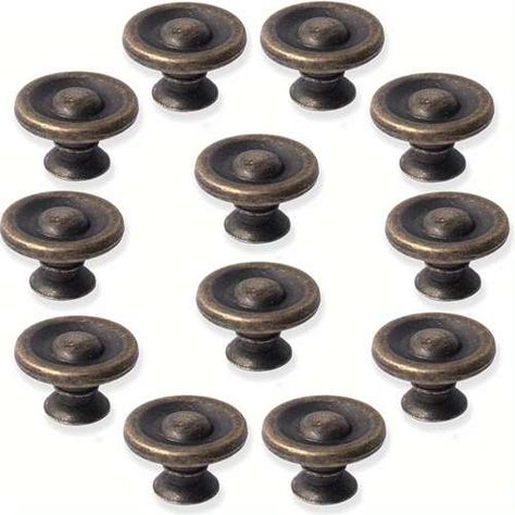 Temu | Explore the Latest Clothing, Beauty, Home, Jewelry & More Round Cabinet Knobs, Round Cabinet, Cupboard Wardrobe, Cabinet Hardware Knobs, Vintage Dresser, Wooden Dresser, Antique Cabinets, Vintage Dressers, Black Furniture