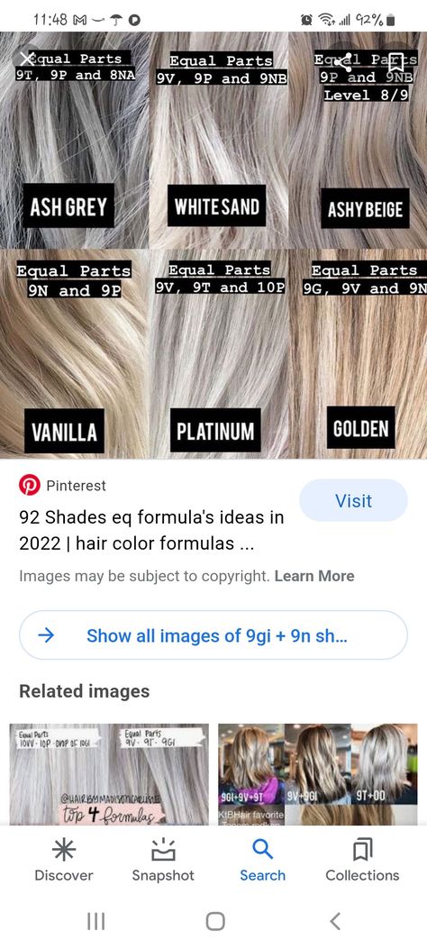 Grey Hair Shades Eq Formula, Salt And Pepper Hair Formula, Ash Beige Blonde Formula, Redken Grey Blending, Icey Blonde Toner Formula Shades Eq, Redken Grey Toner Formulas, Redken Smokey Ash Formula, Shades Toner Formulas, Hair Toner Colors Blondes