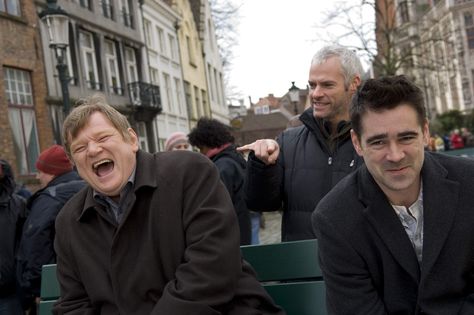 In Bruges In Bruges Movie, Brendan Gleeson, Martin Mcdonagh, Famous Directors, Clemence Poesy, Werner Herzog, In Bruges, Jean Luc Godard, Colin Farrell