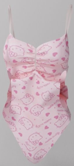 Sims 4 Sanrio Clothes, Ts4 Kawaii Clothes, Sims4 Cc Hello Kitty, Ts4 Hello Kitty Cc, Sims 4 Cc Sanrio Clothes, Sanrio Swimsuit, Sims Cc Kawaii, Ts4 Coquette Cc, Sanrio Cc Sims 4