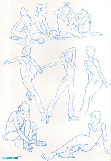 Ice Skating Art Drawing, Ice Skating Pose Reference Drawing, Ice Skating Poses Reference, Ice Skating Drawing Reference, Skating Poses Drawing, Ice Skating Poses Drawing, Figure Skating Poses, Ice Skating Poses, Ice Skating Drawing