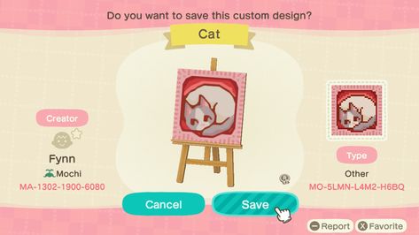 Animal Crossing: New Horizons Cute Cade Code Animal Crossing Cats, Pink Vibes, Flag Design, Animal Crossing, Pixel Art, Custom Design, Coding, Textiles, The Creator