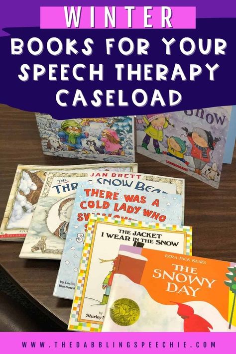 winter-themed-books-elementary-speech-therapy-1 Winter Speech Therapy Activities, Winter Speech Therapy, Winter Picture, Winter Books, Speech Therapy Activities, Winter Themed, Winter Pictures, Therapy Activities, Book Themes