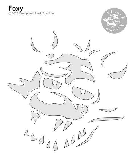 Fnaf Pumpkin Carving Stencil, Fnaf Pumpkin Stencil, Anime Jackolantern Ideas, Fnaf Pumpkin Carving Stencils, Gravity Falls Pumpkin Carving, Emo Pumpkin Carving, One Piece Pumpkin Carving, Fnaf Pumpkin Carving, Fnaf Pumpkin