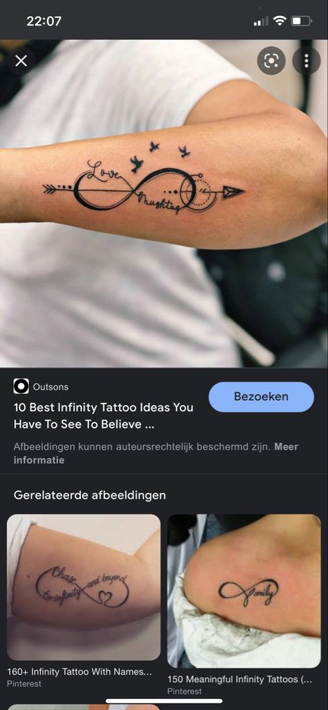 Infinity Name Tattoo, Infinity Tattoos, Name Tattoos, Infinity Tattoo, Roxy, Tattoos