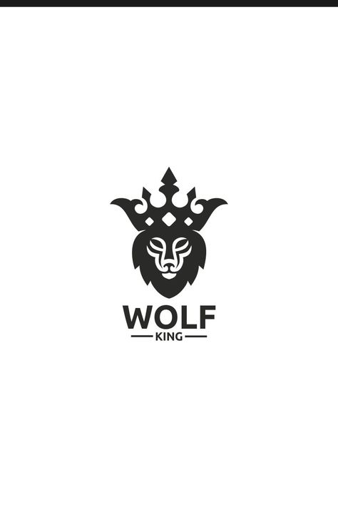 Wolf king Logo Template, #king #Wolf #Template #Logo #Logo Lone Wolf Tattoo, Wolf King, Cm Logo, Logo Design Collection, Fitness Logos, Fitness Logo Design, Wolf Wallpaper, Unique Branding, Big Bad Wolf