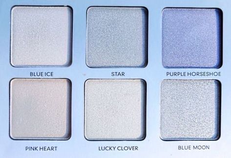 Blue Eyeshadow Palette, Sayaka Miki, Catty Noir, Bleu Pastel, Blue Eyeshadow, Feeling Blue, Moon Child, Winx Club, Ravenclaw