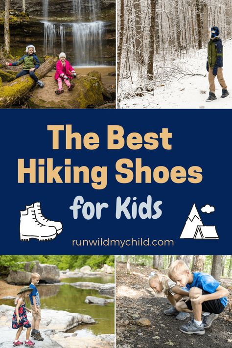 The best hiking shoes for kids - bet brands of hiking sandals, hiking boots, and hiking trail runners for kids of all ages. Plus, info on how to pick the right hiking shoe for your kids, money saving tips, and first-hand reviews. #hikingshoes #hikingshoesforkids #kidshiking #kidshikingshoes #hikingsandals #hikingboots #hikingwithkids Adventures With Kids, Boys Hiking Boots, Outdoorsy Kids, Kids Hiking Boots, Secular Homeschool, Kids Hiking, Yellowstone Trip, Best Hiking Shoes, Kids Money