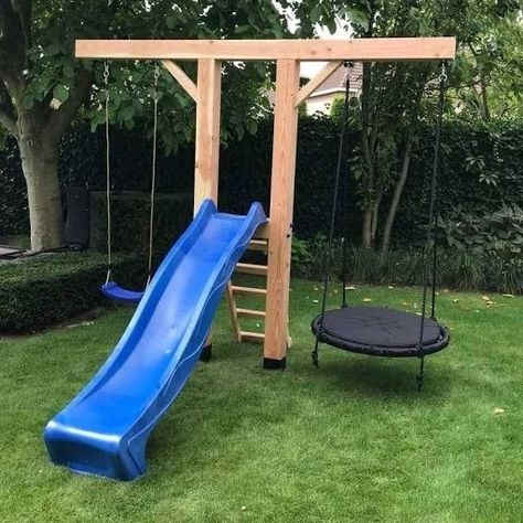 Play Area Backyard, Diy Playground, Kids Outdoor Play, Outdoor Play Area, Backyard Playground, Backyard Play, Backyard For Kids, Garden Designs, Backyard Projects