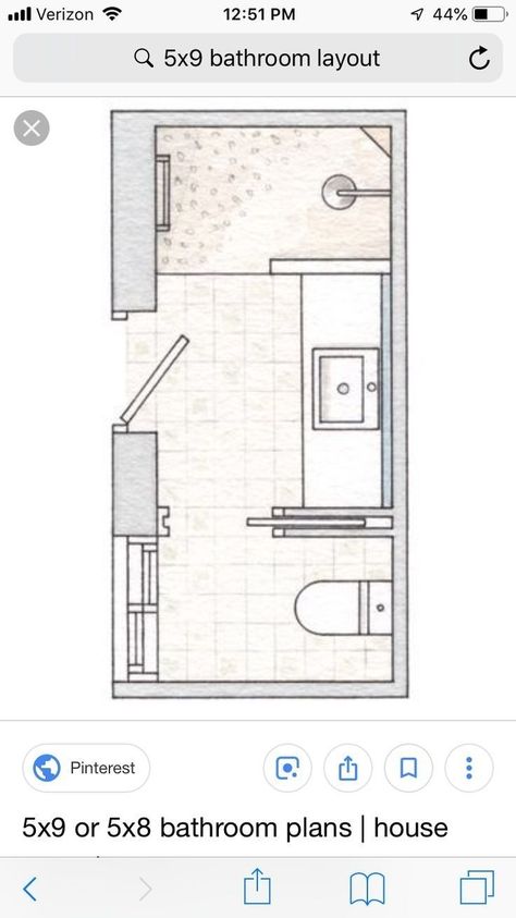 Toilet Vanity Shower Layout, Clay Imports Bathroom, Toilet Placement In Bathroom Master Bath, Seperate Toilet And Shower Bathroom, Bathroom With No Tub, Rectangular Bathroom Layout Floor Plans, Tiny Home Bathroom Layout, 6x11 Bathroom Layout, Toilet In Shower Area