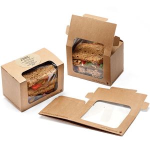 Eco Friendly Sandwich Packaging, Kraft Food Packaging, Eco Friendly Bakery Packaging, Eco Friendly Packaging Food, Sandwich Packaging Takeaway, Sandwich Box Packaging, Sandwiches Packaging, Eco Friendly Food Packaging, Fresh Produce Packaging