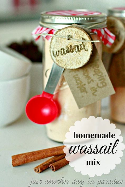 Wassail Recipe With Tang, Norse Food, Oktoberfest Crafts, Wassail Drink, Homemade Wrapping Paper, Wassail Recipe, Mix In A Jar, Just Another Day In Paradise, Homemade Dry Mixes