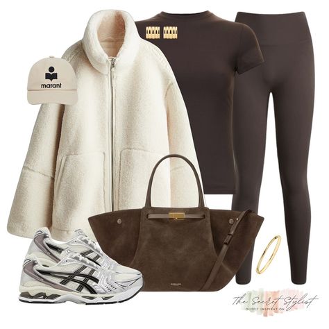 It’s teddy fleece jacket Monday! The cream version we’ve all been waiting to arrive. I’ll be styling mine into a casual athleisure outfit with my Cocoa Bean Adanola activewear set and the trending Asics Kayano trainers 🤎 Comment LINKS to receive the outfit links directly 🙌🏼 Or SHOP the outfit in the September highlight or via my LTK SHOP - The Secret Stylist #teddyfleece #teddyjacket #teddycoat #demellier #womensfashion #casualoutfit #ootdinspo #leggings #leggingsoutfit #adanola #athleisur... Cream Teddy Jacket Outfit, Leggings And Trainers Outfits, Cream Fleece Outfit, Beige Fleece Jacket Outfit, Teddy Fleece Jacket Outfit, Jacket And Leggings Outfit, Fleece Leggings Outfit, Teddy Jacket Outfit, Casual Athleisure Outfits