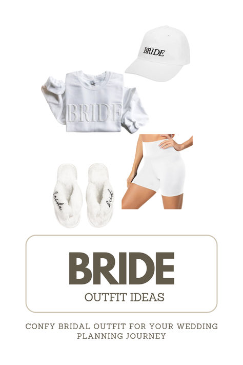 bride attire. comfy bride attire from amazon Bride Attire, Budget Friendly Wedding, Bride Outfits, Outfits To Wear, Wedding 2025, Bride Clothes, Bride To Be, Wedding Saving, Bridal Outfits