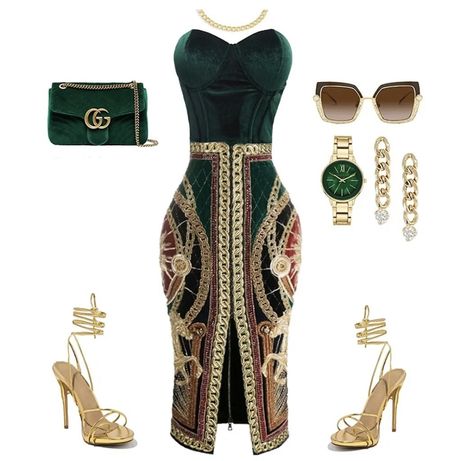 Cocktail Dress Classy Spring, Date Nite Hair Styles, Wedding Attire Guest Women, 2025 Fashion Trends Forecast Women, Casual Fashion Outfits, Fashion Outfits Cute, Green Outfits For Women, Velvet Outfit, Looks Chic