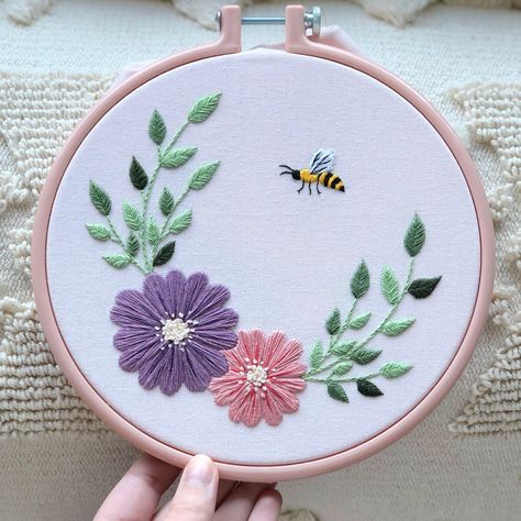 Embroidery flowers pattern templates