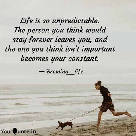 Life is so unpredictable. Life Is So Unpredictable Quotes, Unpredictable Quotes, Phone Quotes, Philosophical Quotes, Life Is, Thinking Of You, Writing, Quotes, Movie Posters