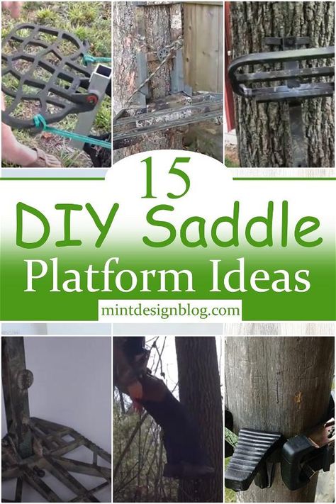 15 DIY Saddle Platform Ideas Tree Saddle Hunting Diy, Diy Tree Stand Hunting, Tree Stand Hunting Ideas, Diy Saddle Stand, Saddle Hunting, Tree Stand Hunting, Saddle Stand, Hunting Diy, Cedar Lumber