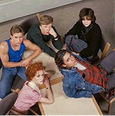 Breakfast club!! Breakfast Club Movie, John Hughes Movies, Judd Nelson, Brat Pack, John Hughes, I Love Cinema, 80s Movies, The Breakfast, The Breakfast Club