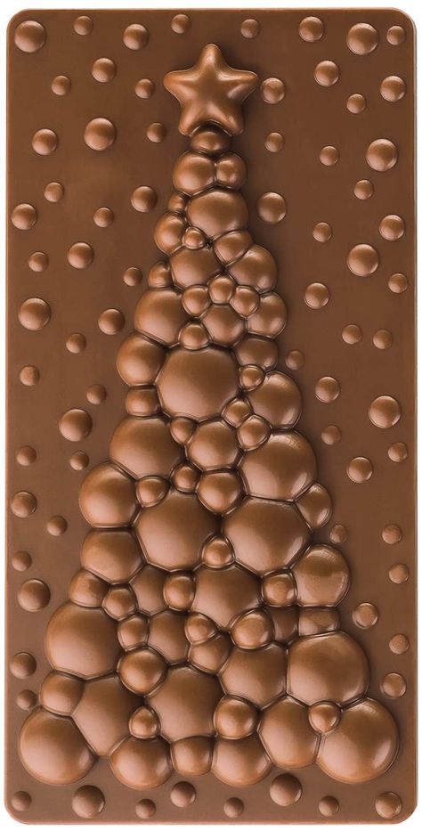 Bubble Tree, Chocolate Bar Design, Chocolate Bar Molds, Homemade Chocolate Bars, Sugar Love, Candy Making Supplies, Chocolate Design, Chocolate Assortment, Kisses Chocolate