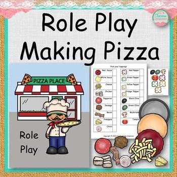 Rhyme Worksheet, School Pizza, Activity For Students, College Apps, Dough Pizza, Making Pizza, Dramatic Play Preschool, Pizza Making, Play Activity