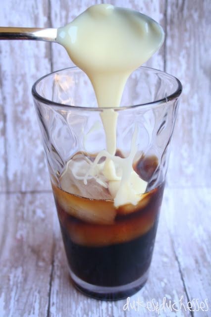 vietnamese iced coffee Vietnamese Iced Coffee Recipe, Minuman Starbucks, Iced Coffee Recipe, Vietnamese Iced Coffee, Coffee Hacks, Vietnamese Coffee, Flavored Coffee, Coffee Recipe, Ice Coffee Recipe