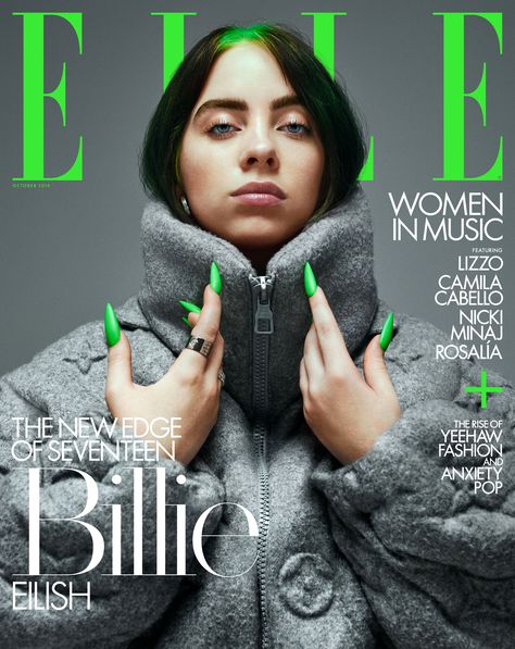 Billie Eilish Explains Why She Covers Her Chest — and Why She Might Not Once She Turns 18 Vogue Photography, Korean Magazine, Paper Magazine, Robert Kardashian, Vogue Magazine Covers, Magazine Vogue, Fashion Magazine Cover, Women In Music, Vogue Covers