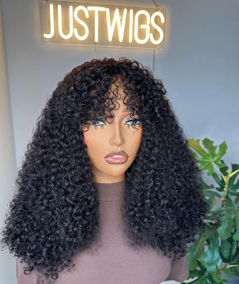 curly fringe unit in black! Length: 16 inches Weight: 250grams Price: £155 Shop on my website (link in bio) Curly Fringe, Women Hairstyles, Website Link, Lace Front Wigs, My Website, Lace Front, Womens Hairstyles, Link In Bio, Wigs