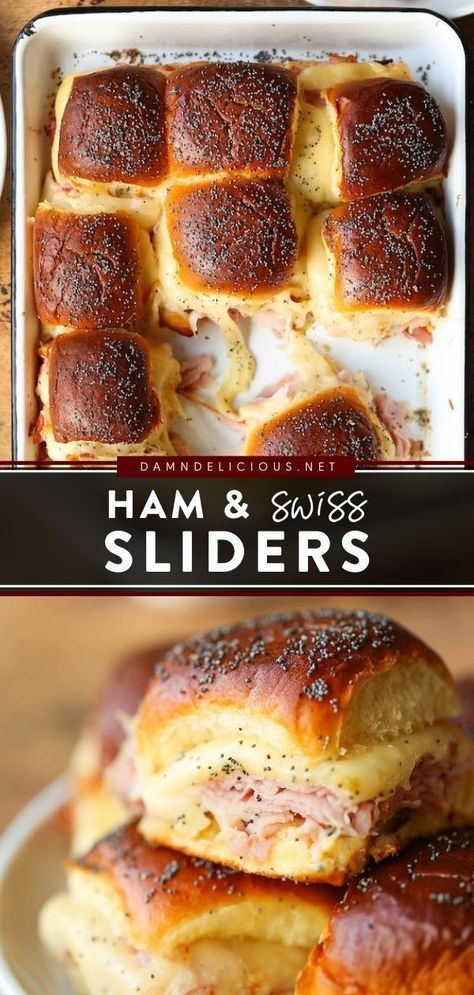 18 reviews · 40 minutes · Serves 12 · The perfect 4th of July party food for a crowd! This easy appetizer recipe serves 12. Baked to perfection with ham, Swiss cheese, and Dijon, these Hawaiian roll sliders will go by fast! Save this pin! Ham And Swiss Sliders, Fall Party Food, Ham And Cheese Sliders, Ham And Swiss, Hawaiian Roll, Cheese Sliders, Appetizers Easy Finger Food, Finger Foods Easy, Easy Party Food