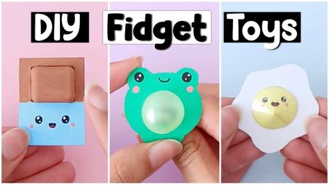 Aesthetic paper craft projects For Kids|Crafting Homemade Fidget Toys, Fidgets Diy, Diy Paper Toys, Figet Toys, Diy Fidget Toys, Cool Fidget Toys, Kawaii Crafts, Diy Crafts For Girls, Kawaii Diy