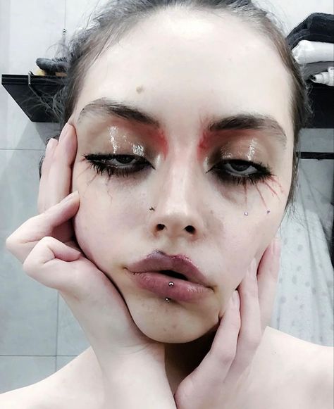 Funky Makeup, Drag Make-up, Alt Makeup, Swag Makeup, Alternative Makeup, Photographie Portrait Inspiration, Dope Makeup, Edgy Makeup, Goth Makeup