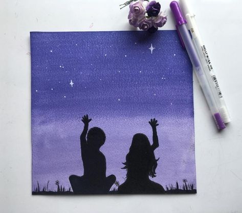 Two Best Friends Painting, Painting Best Friends Gift Ideas, Friendship Day Canvas Painting, Painting Of Two Friends, Cute Painting Ideas On Canvas For Best Friend, Painting Ideas On Canvas For Besties, Paintings For Best Friends Gift, Painting To Gift A Friend, Friendship Art Drawings Ideas